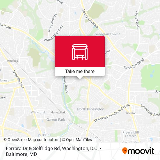 Mapa de Ferrara Dr & Selfridge Rd