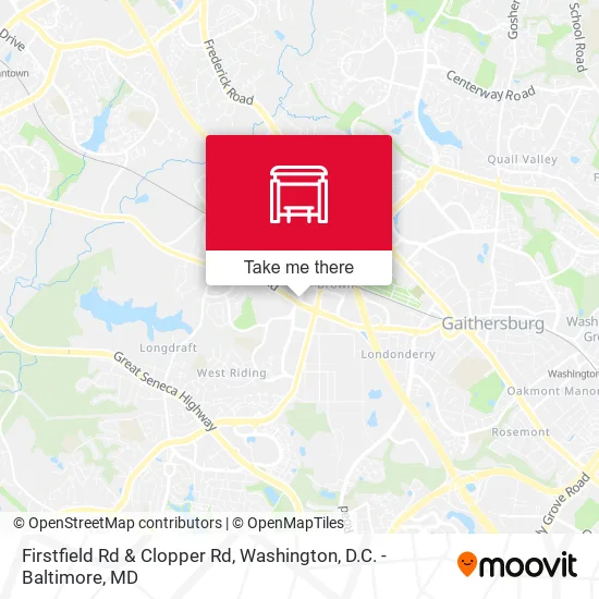 Mapa de Firstfield Rd & Clopper Rd