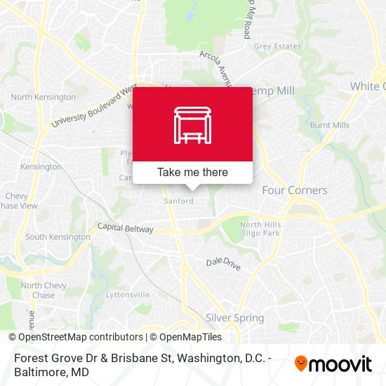 Forest Grove Dr & Brisbane St map