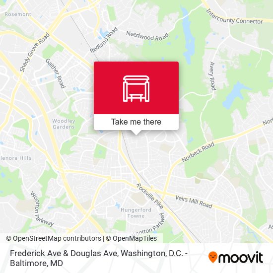 Mapa de Frederick Ave & Douglas Ave