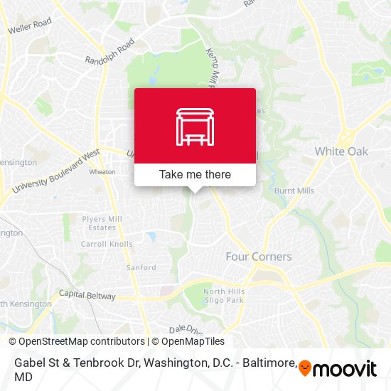 Mapa de Gabel St & Tenbrook Dr