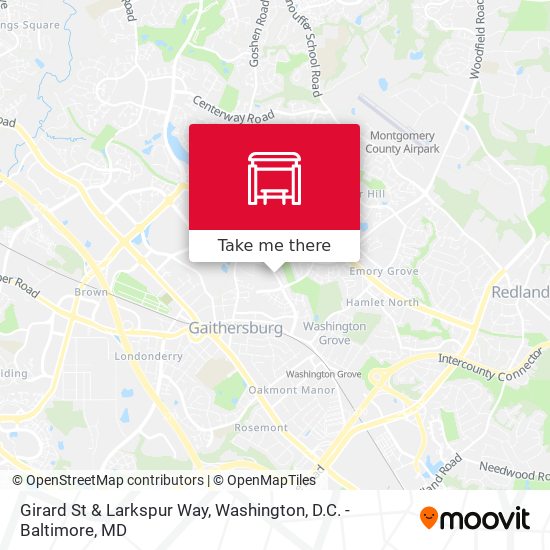 Mapa de Girard St & Larkspur Way