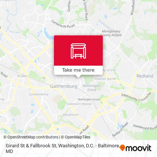 Mapa de Girard St & Fallbrook St