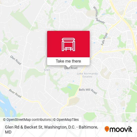 Mapa de Glen Rd & Becket St
