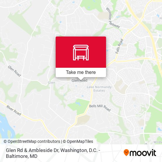 Mapa de Glen Rd & Ambleside Dr