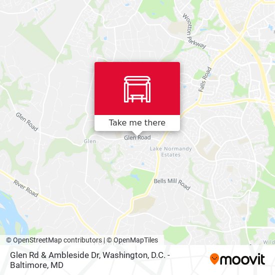 Glen Rd & Ambleside Dr map