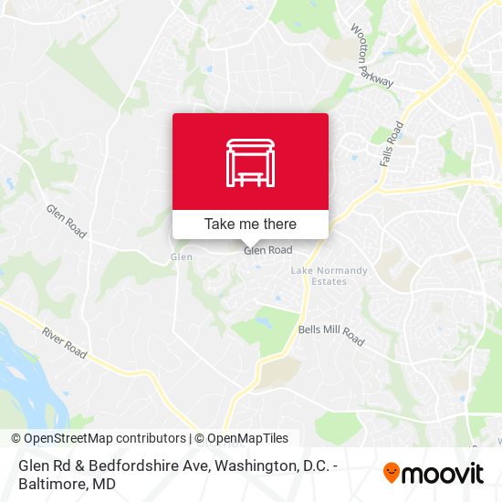 Mapa de Glen Rd & Bedfordshire Ave