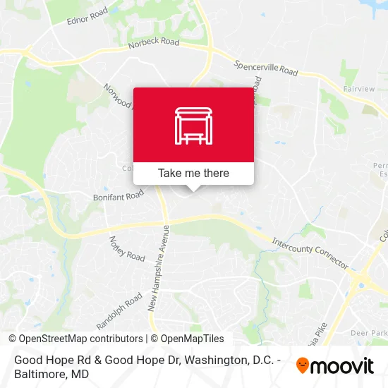 Good Hope Rd & Good Hope Dr map