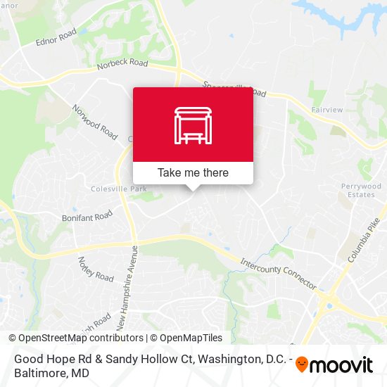 Mapa de Good Hope Rd & Sandy Hollow Ct