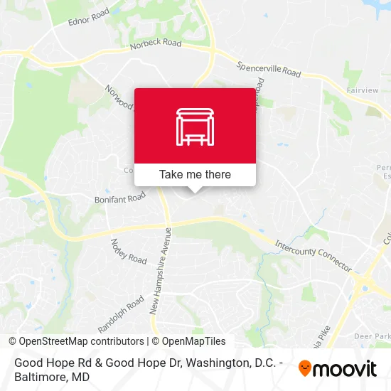 Good Hope Rd & Good Hope Dr map