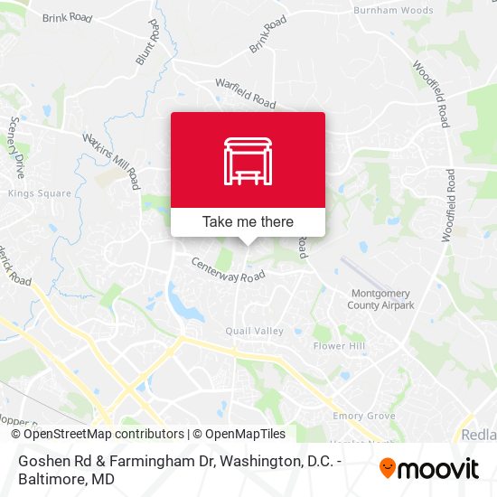 Goshen Rd & Farmingham Dr map
