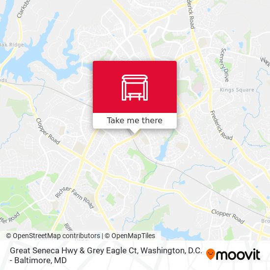 Great Seneca Hwy & Grey Eagle Ct map