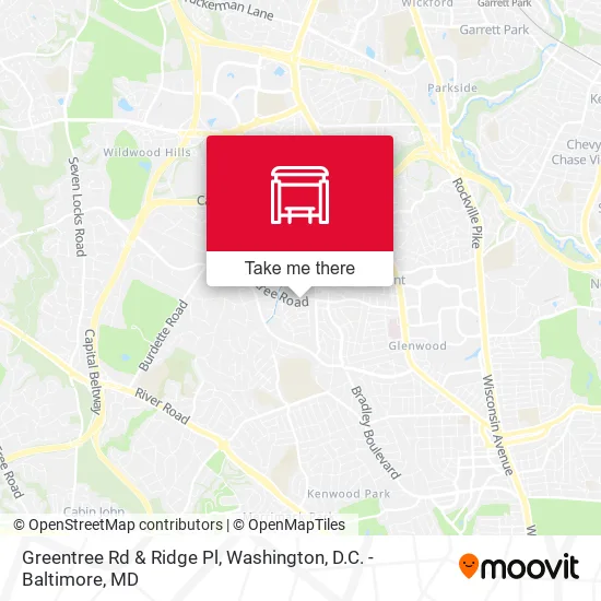 Greentree Rd & Ridge Pl map