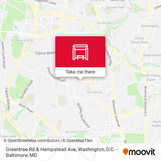 Greentree Rd & Hempstead Ave map