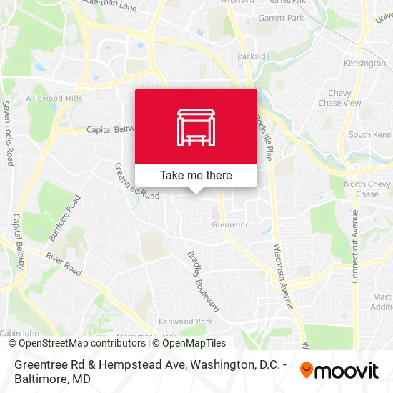 Greentree Rd & Hempstead Ave map
