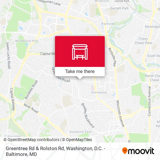 Greentree Rd & Rolston Rd map