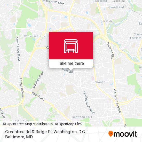 Greentree Rd & Ridge Pl map