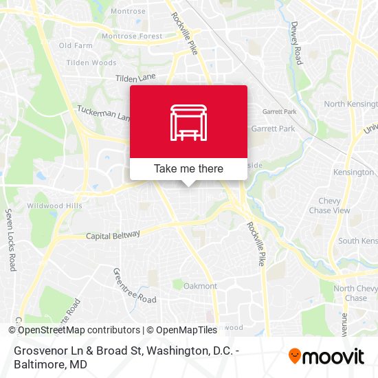 Grosvenor Ln & Broad St map
