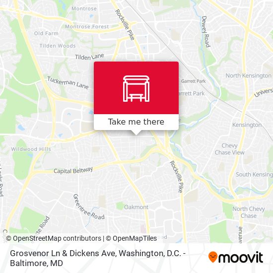 Mapa de Grosvenor Ln & Dickens Ave