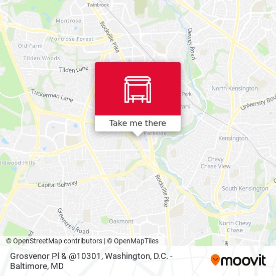 Mapa de Grosvenor Pl & @10301