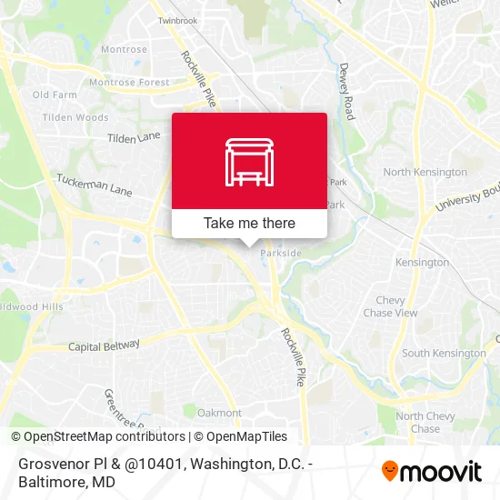 Grosvenor Pl & @10401 map