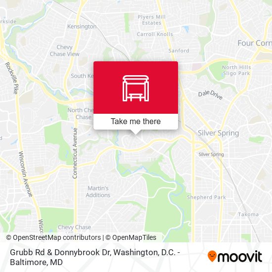 Grubb Rd & Donnybrook Dr map