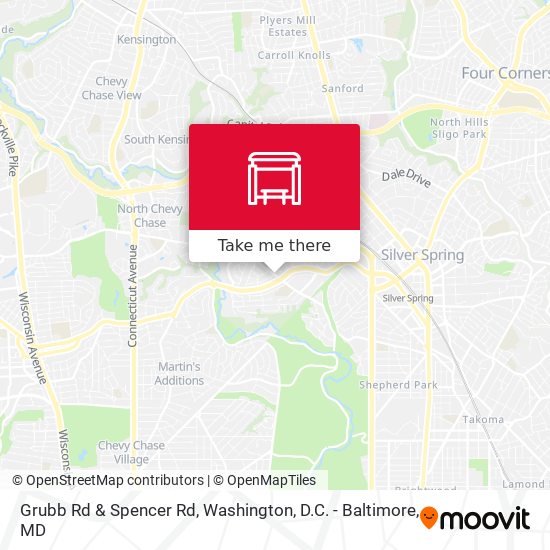 Grubb Rd & Spencer Rd map