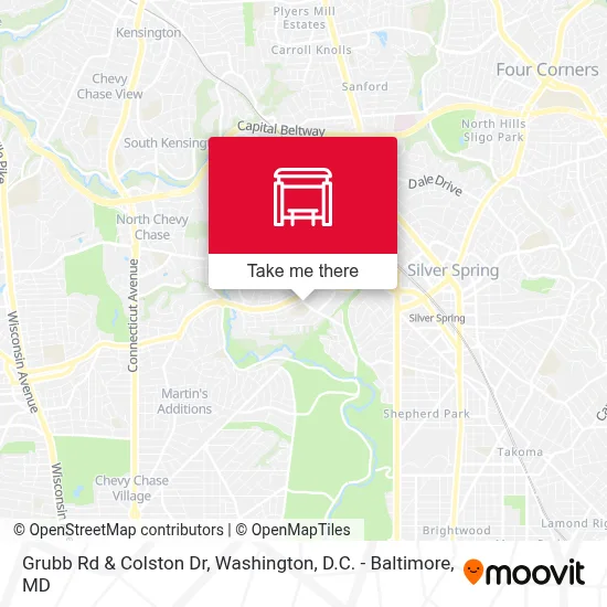 Grubb Rd & Colston Dr map