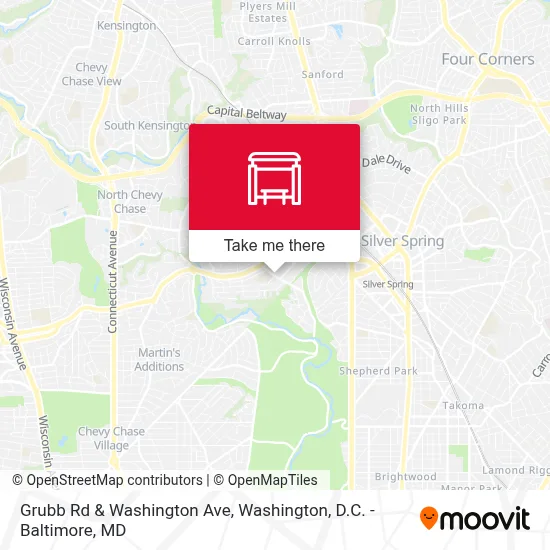 Grubb Rd & Washington Ave map