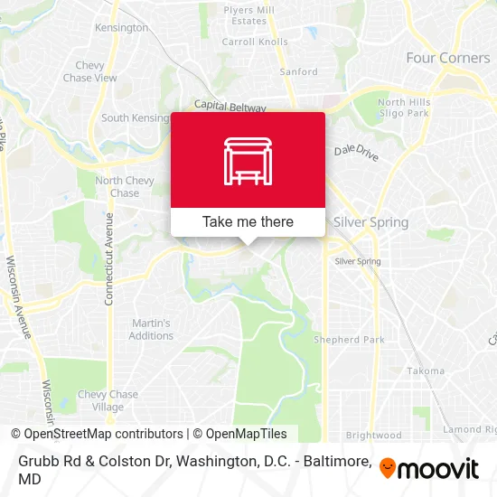 Grubb Rd & Colston Dr map