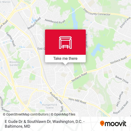 Mapa de E Gude Dr & Southlawn Dr