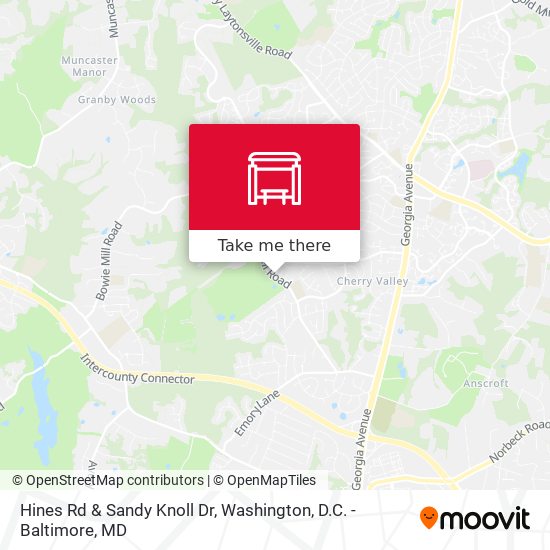Mapa de Hines Rd & Sandy Knoll Dr