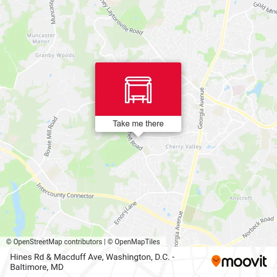 Hines Rd & Macduff Ave map