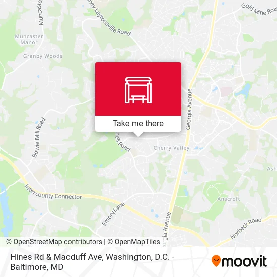 Hines Rd & Macduff Ave map
