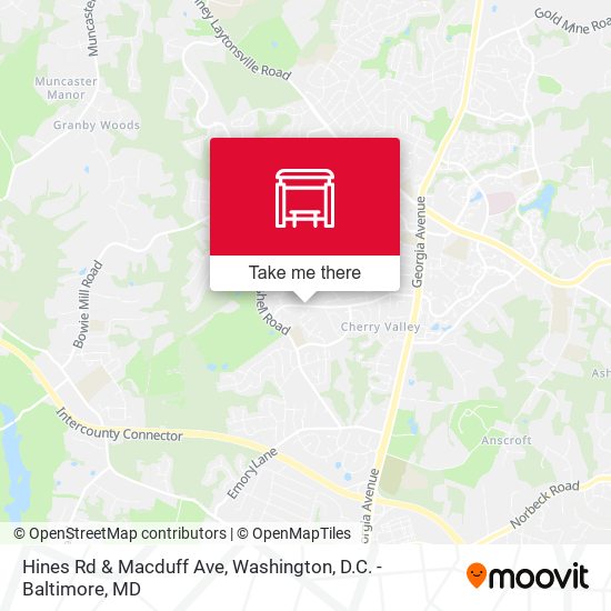 Hines Rd & Macduff Ave map