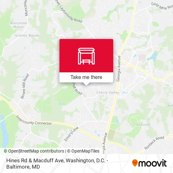Hines Rd & Macduff Ave map