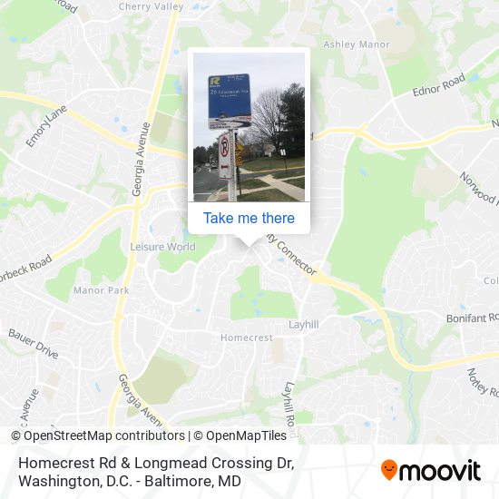 Homecrest Rd & Longmead Crossing Dr map
