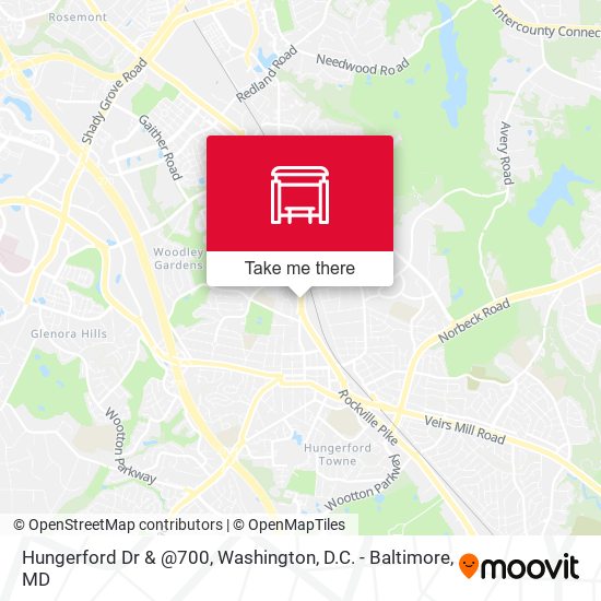 Mapa de Hungerford Dr & @700