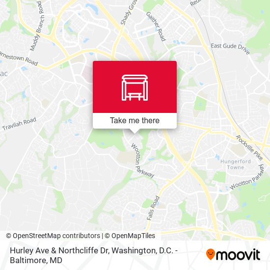 Mapa de Hurley Ave & Northcliffe Dr