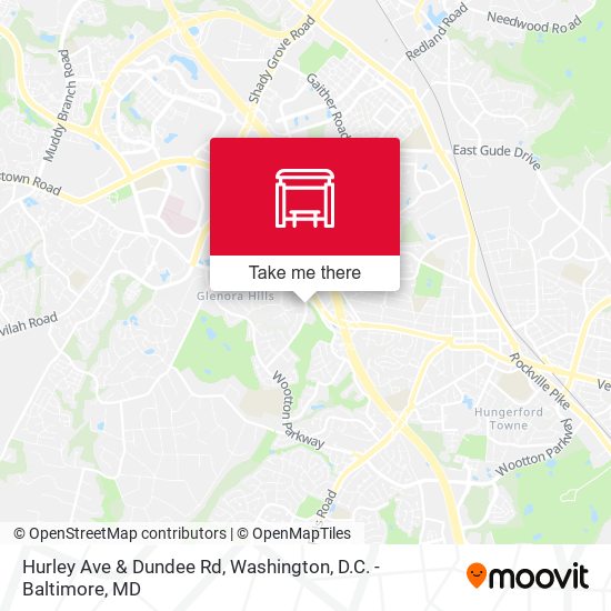 Hurley Ave & Dundee Rd map