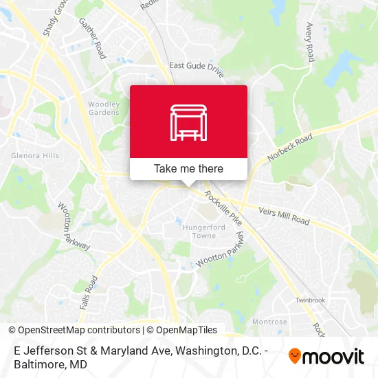 Mapa de E Jefferson St & Maryland Ave