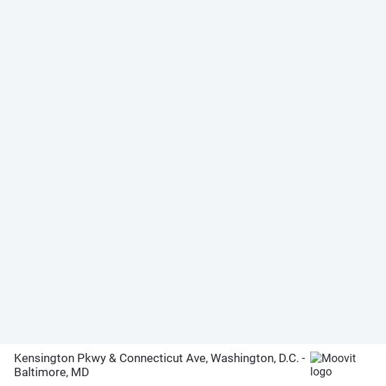 Kensington Pkwy & Connecticut Ave map