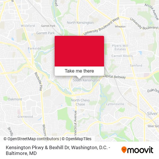 Kensington Pkwy & Bexhill Dr map