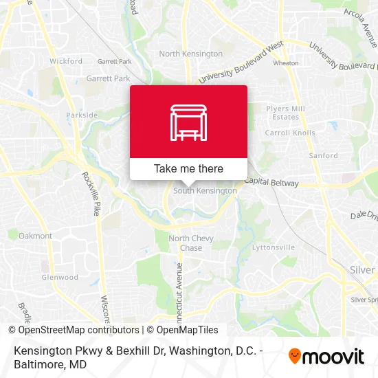 Kensington Pkwy & Bexhill Dr map