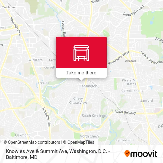 Knowles Ave & Summit Ave map