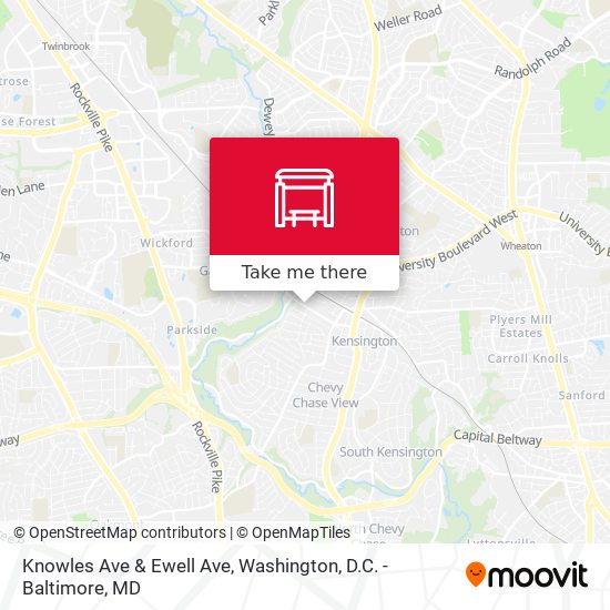 Knowles Ave & Ewell Ave map