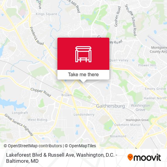 Mapa de Lakeforest Blvd & Russell Ave
