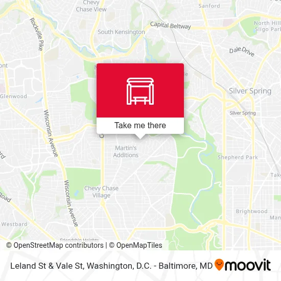 Leland St & Vale St map