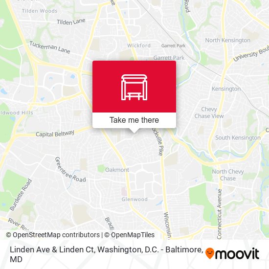 Linden Ave & Linden Ct map