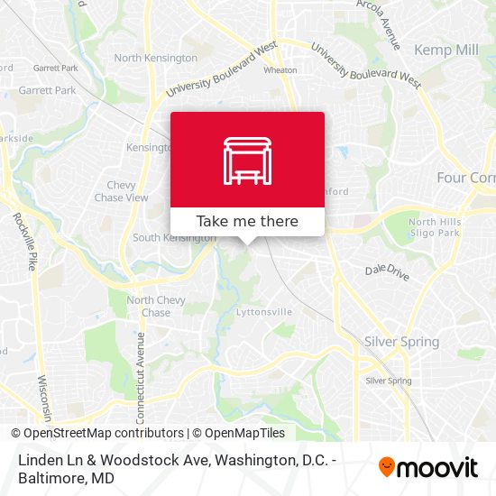 Mapa de Linden Ln & Woodstock Ave